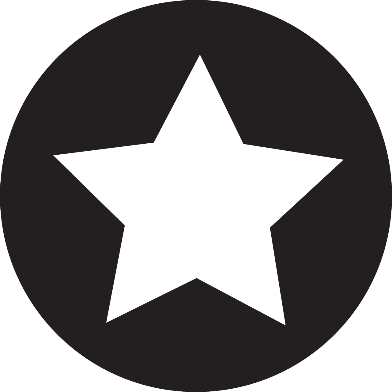 star, icon, flat