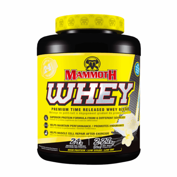 MAMMOTH WHEY PREMIUM TIME RELEASED WHEY BLEND 2.27Kg
