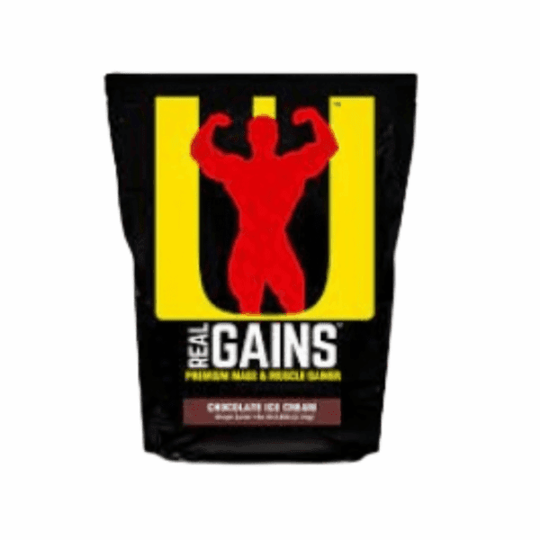 Real gains premium mass & muscle gainer 4.55kg