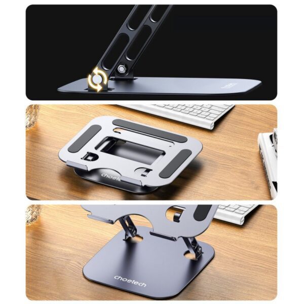 ⁦Choetech laptop stand ستاند لابتوب معدني⁩ - الصورة ⁦2⁩