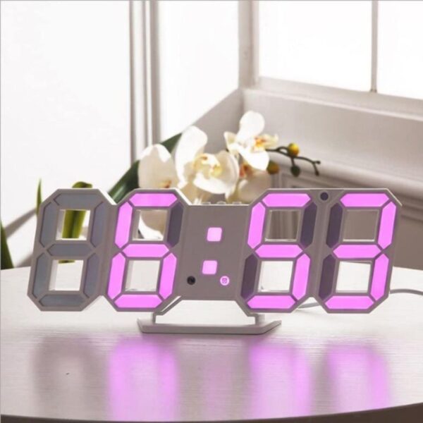 ⁦3D light clock ساعة مضيئة⁩ - الصورة ⁦4⁩