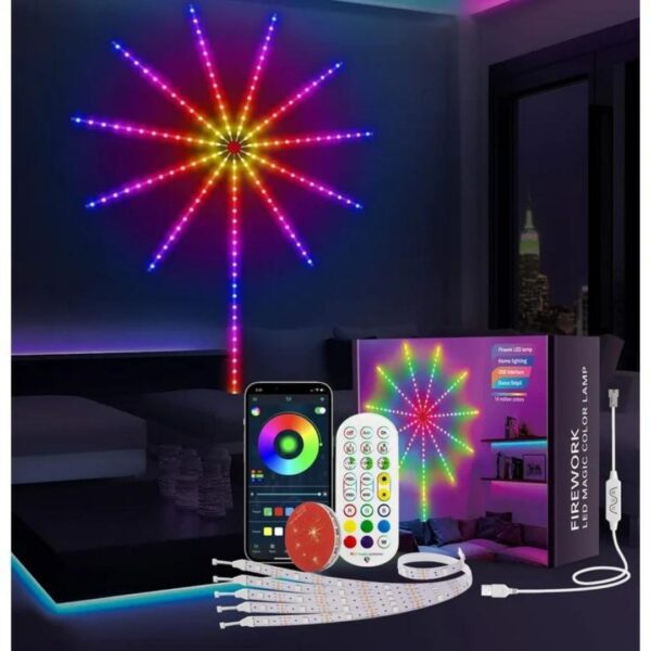 App smart control fireworks light أضاءة الألعاب النارية