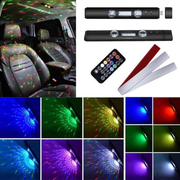 ⁦Music Rhythm Lamp أضاءة ديسكو مع ريموت تحكم⁩ - الصورة ⁦3⁩