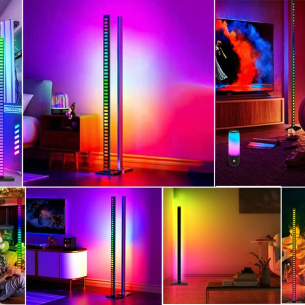 ⁦Music melody light   ستاند أضاءة مع مستشعر صوتي⁩ - الصورة ⁦4⁩