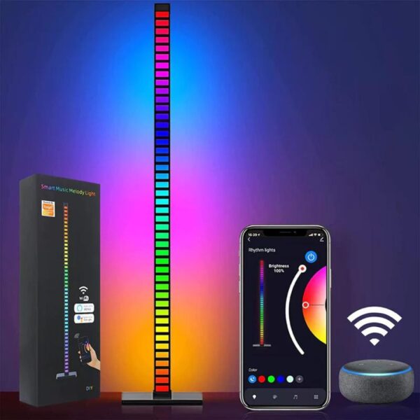 ⁦Music melody light   ستاند أضاءة مع مستشعر صوتي⁩ - الصورة ⁦2⁩