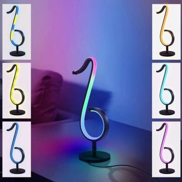 ⁦Musical note lamp اضاءة السلم  الموسيقى⁩ - الصورة ⁦2⁩
