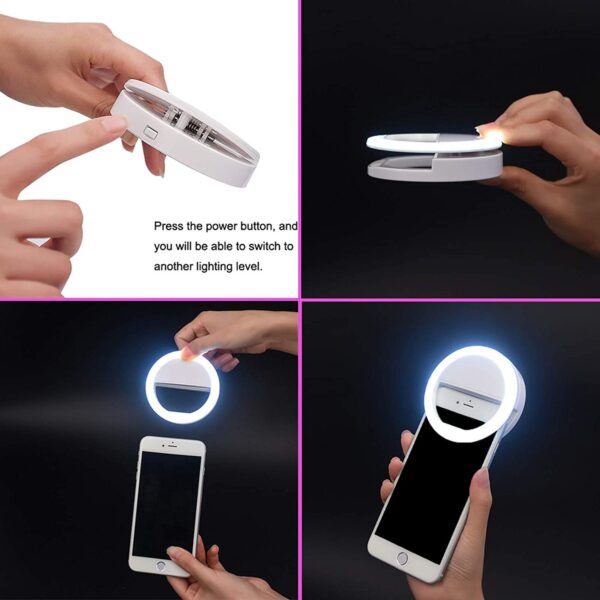 ⁦Selfi ring light أضاءة تصوير للهاتف⁩ - الصورة ⁦2⁩