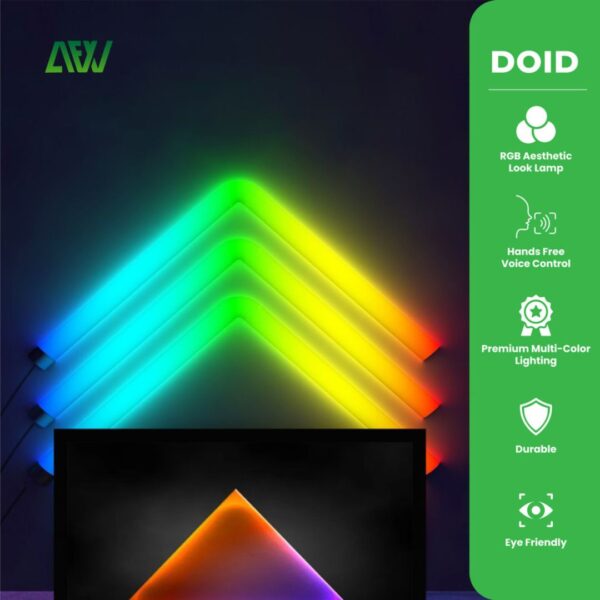 ⁦Smart Ambient Light – SLX06 RGB RC اضاءة ذكية مع ريموت تحكم⁩ - الصورة ⁦4⁩