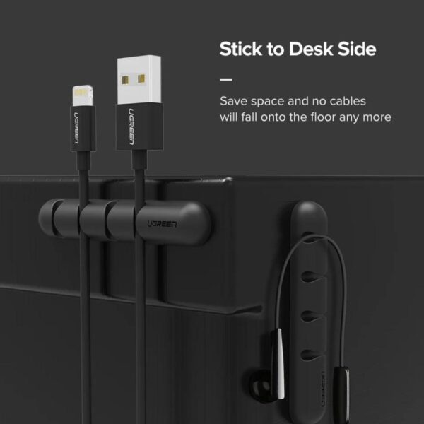 ⁦UGreen Silicone Organizer Flexible Cable Management منظم اسلاك 11 في 1⁩ - الصورة ⁦3⁩
