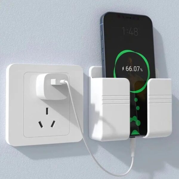 Wall Mount Mobile Charging and Stand Remote Control حمالة لتعليق الهاتف