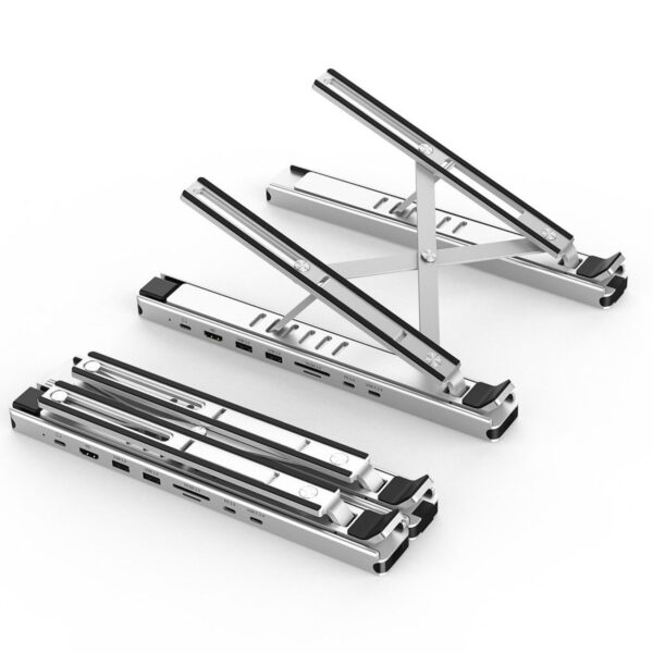 CHOETECH HUB Laptop Stand with USB C Hub 9 in 1